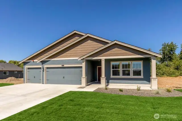 Photo rendering is representational. Actual home is under construction and finishes, elevation, and paint colors may vary. See site agent for details.