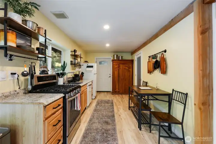 Equipped with Propane Fridge and stove