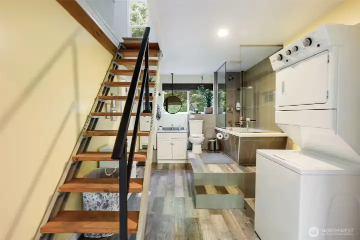 Stairs to loft