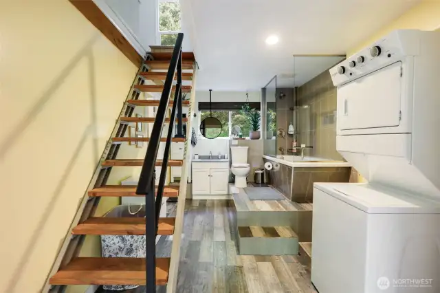 Stairs to loft