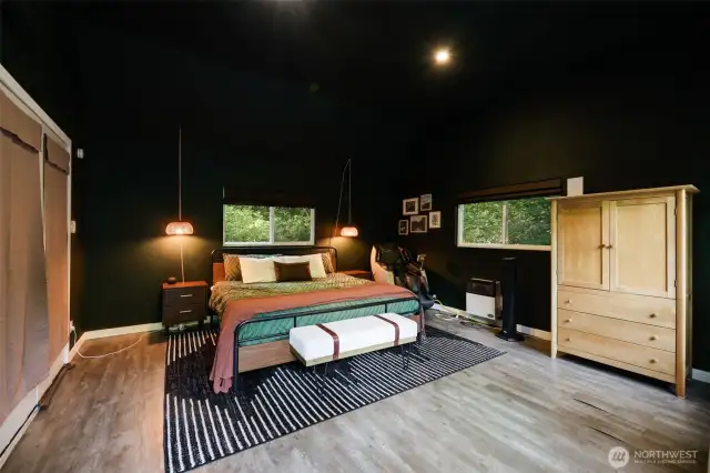 Oversized bedroom with propane heater/cooling
