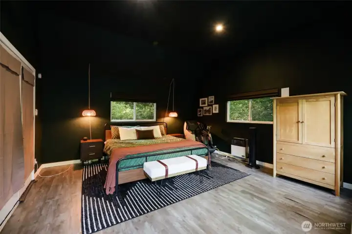Oversized bedroom with propane heater/cooling