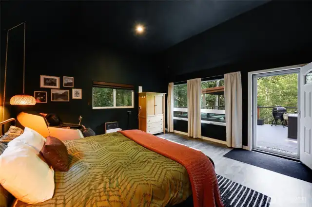 View for days with door to the outside space