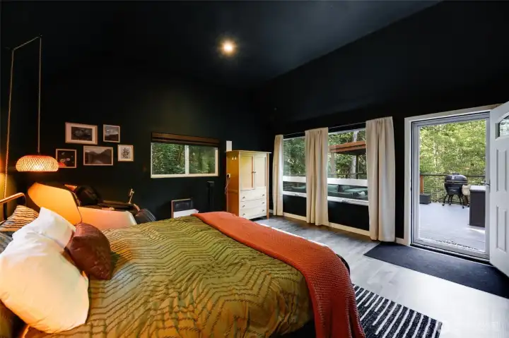 View for days with door to the outside space