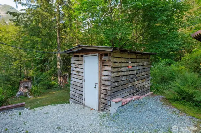 Outbuilding for Generator & Extra Batteries for solar