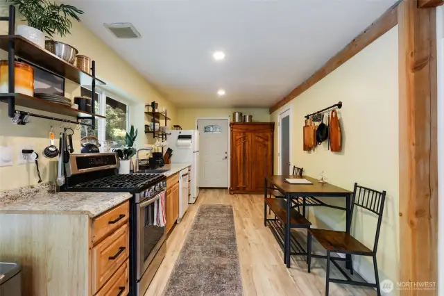 Equipped with Propane Fridge and stove