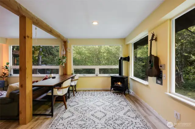 Propane Fireplace for the cooler days and nights