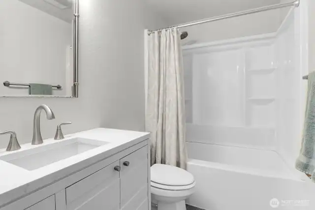 Full bathroom completely remodeled.