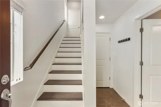 Clean and bright entry