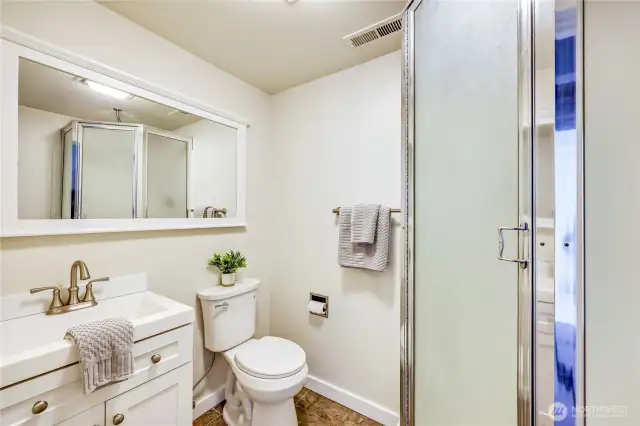 Downstairs 3/4 bathroom