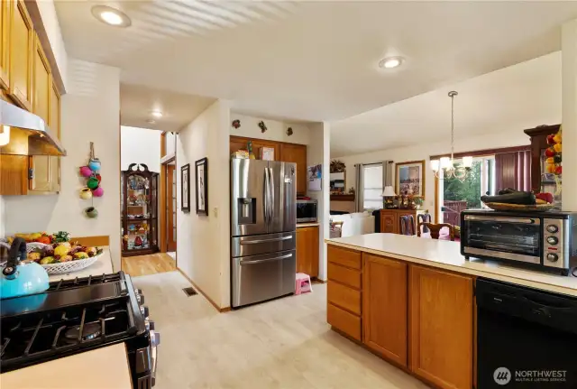 Update appliances and luxury lvp flooring.  Wonderful open concept to all spaces