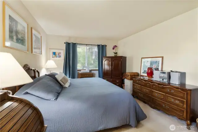 Good amount of space in Primary Bedroom