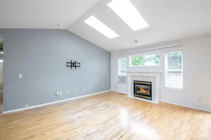 Skylights let in so much natural light
