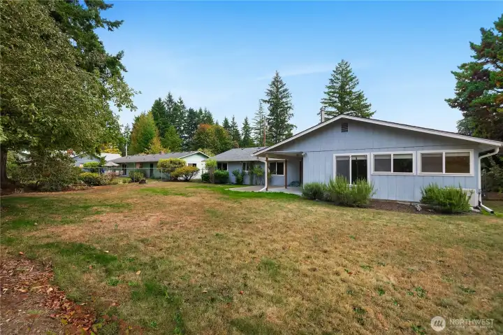 Plenty of space to create your own private oasis