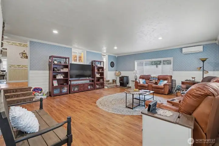 Family Room with Ductless Mini Split