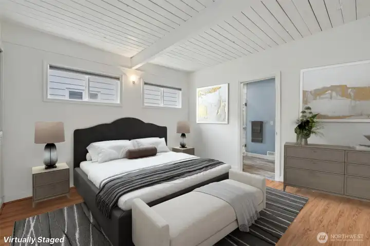 Primary Bedroom Virtually Staged