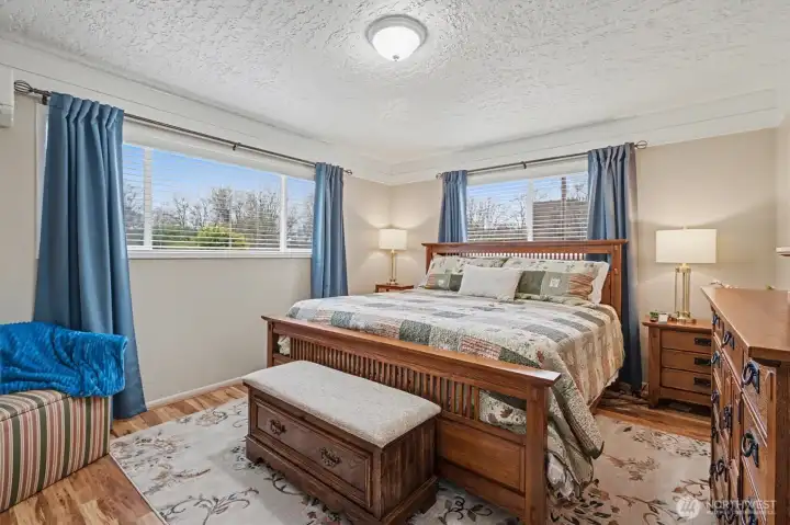 Upper Bedroom 4 with Back Yard Views