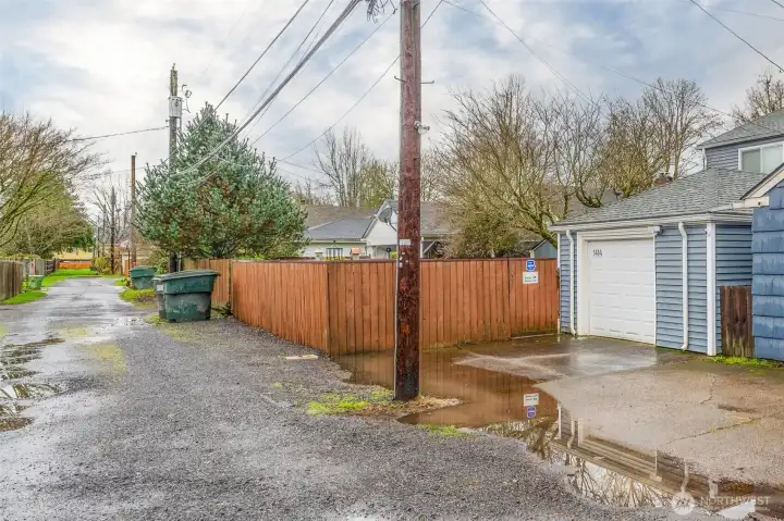 One Car Garage. Fenced Yard.