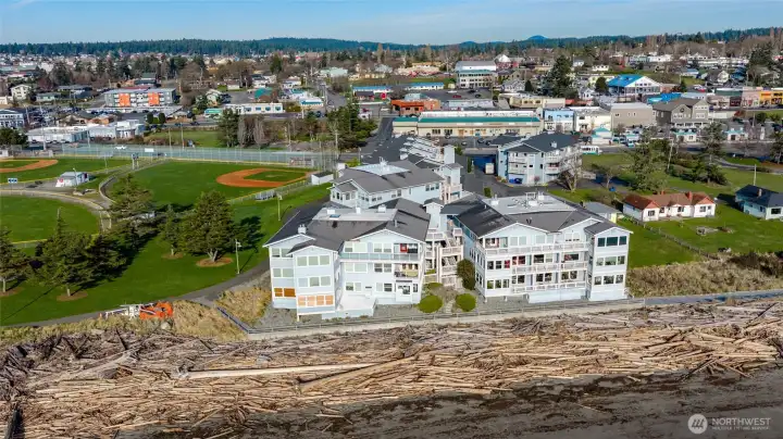 Lika a presidential suite on the top floor!