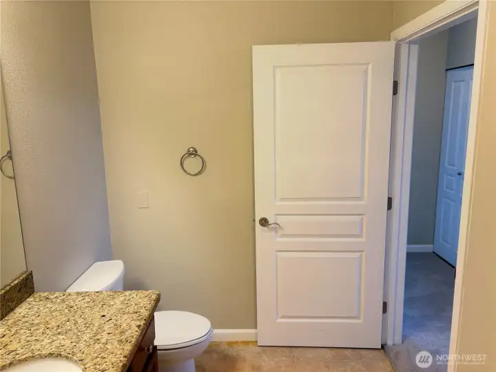Additional bathroom angle showing thoughtful layout and privacy.