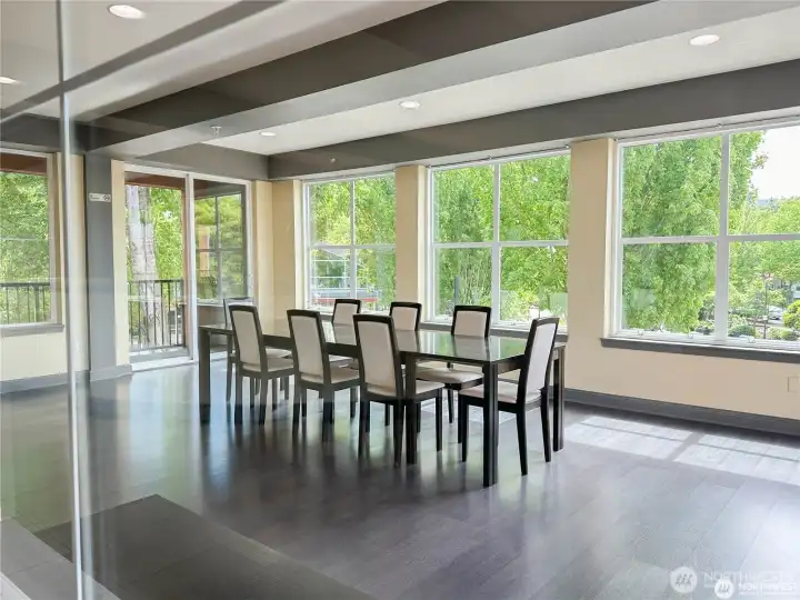 Even conference room available for meetings and gatherings.