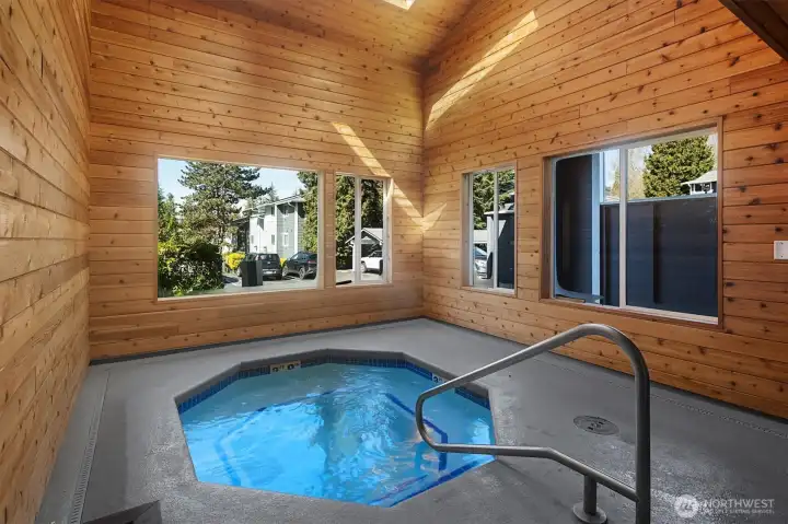 Don't forget the community center with it's newly refurbished spa,