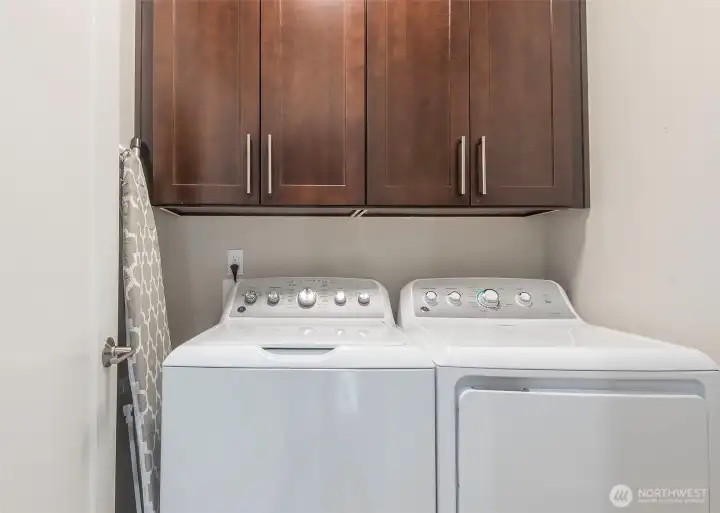 Second floor laundry & additional laundry hook up in spacious primary closet.