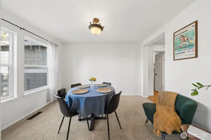 Private formal dining area