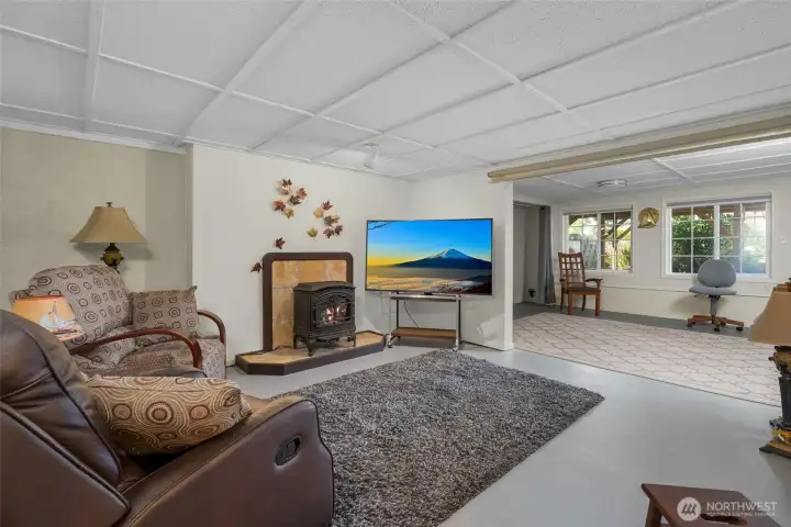 Family Room on lower level.