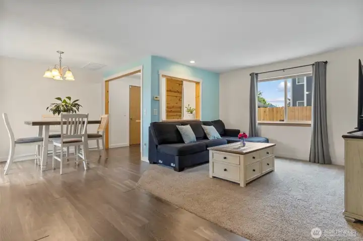 Dining and family rooms