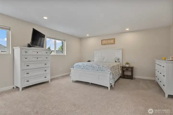 Spacious Primary suite.