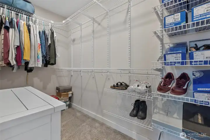 BIG Walk-in closet in the primary suite