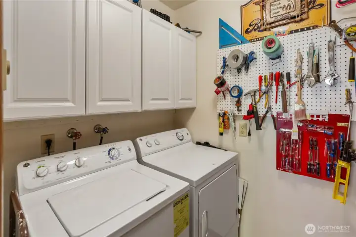 Utility room  and storage.