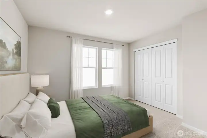 Virtual staging. Photo rendering is representational. Actual home is finishes, elevation, and paint colors may vary. See site agent for details.