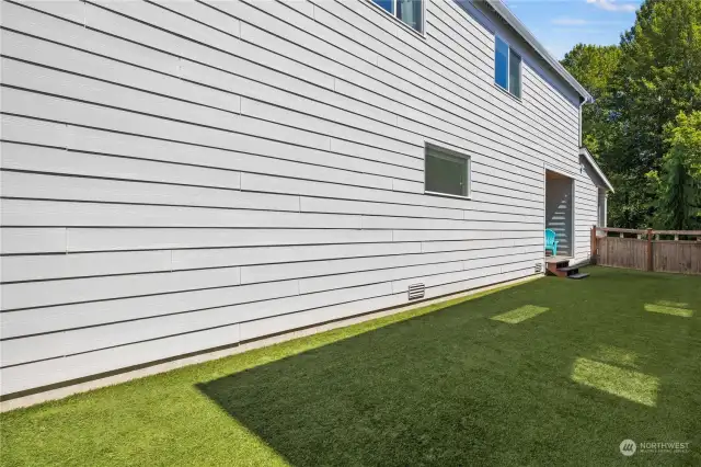 One of Two Side Yards