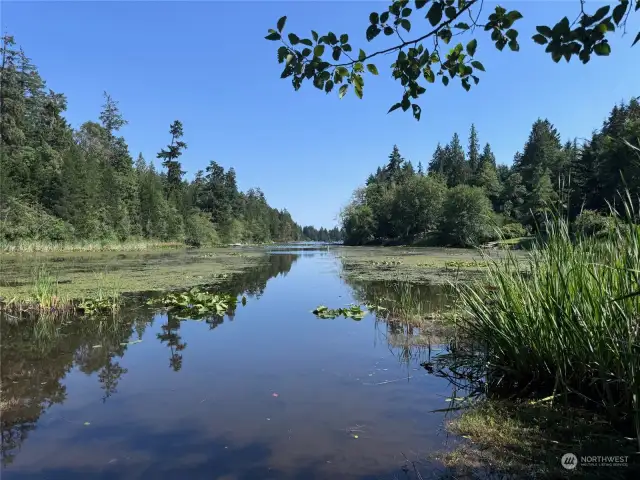 View of Lake Josephine from Interlachen Park.