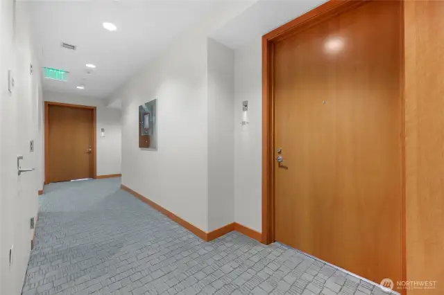 Unit front door.