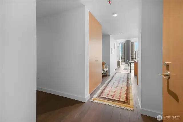 Entry way to unit.