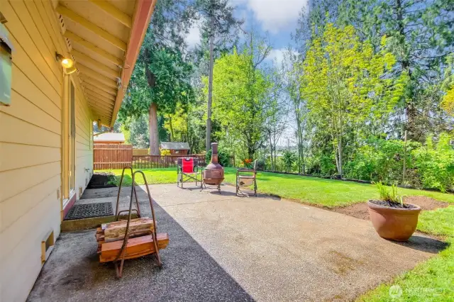 Imagine your outdoor furniture here - sipping on something as you watch the sun set