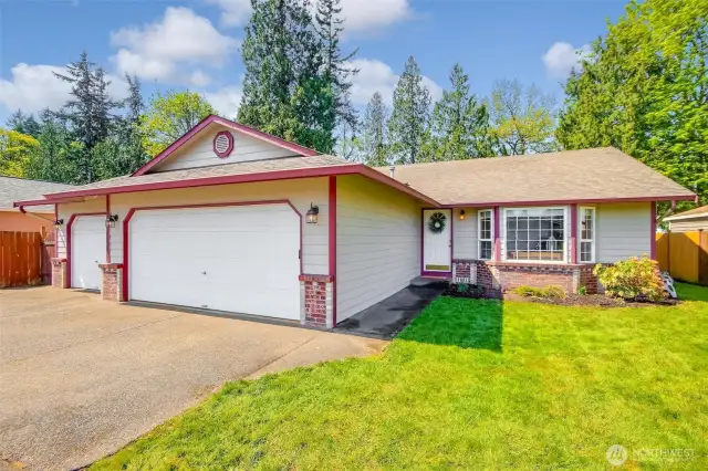 Situated on a large lot