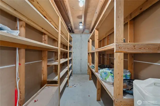 Walk-in storage room
