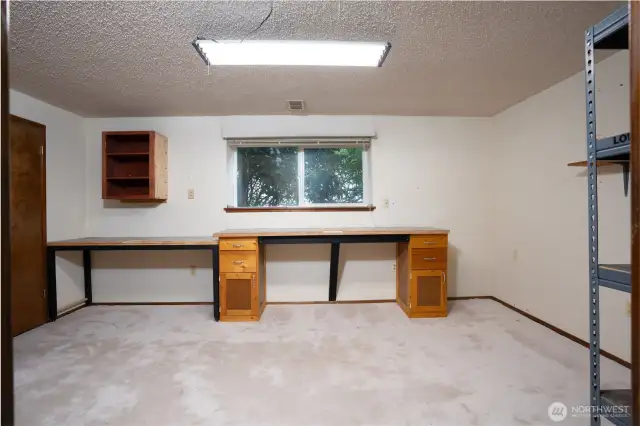 Downstairs hobby room