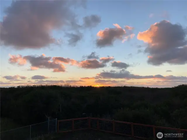 Backyard bluff view is ever-changing and ALWAYS stunning!