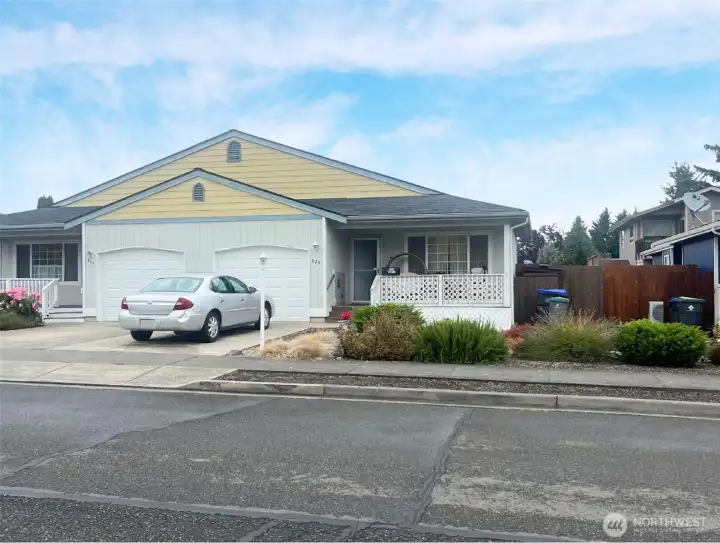 Covered porch/ Street View