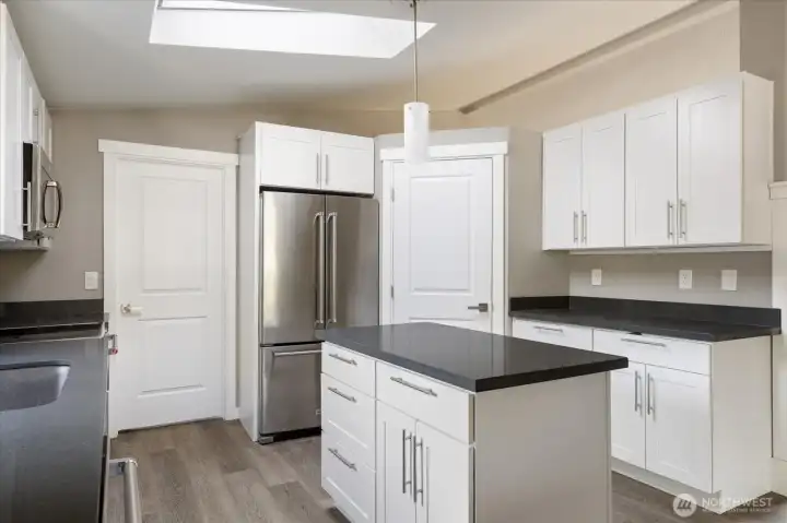 Includes a convenient smaller walk-in pantry for extra storage