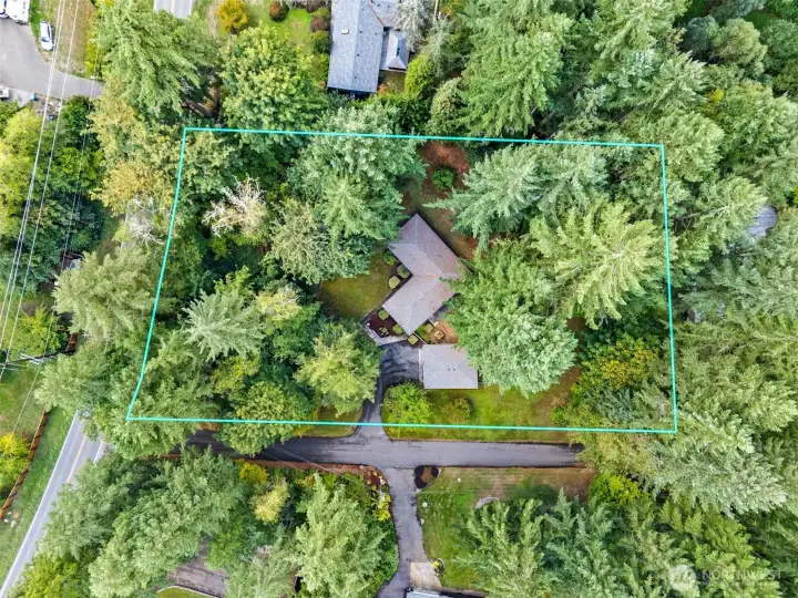 Beautiful and private setting.