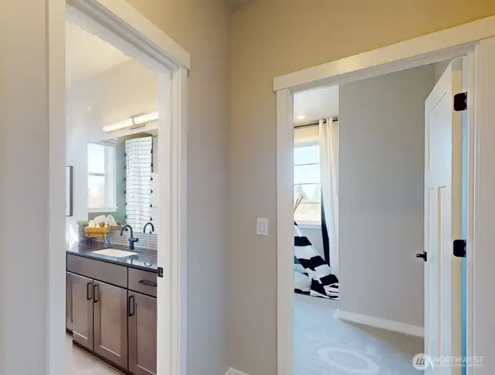 Photo is of a model home in another KB Home location; options and colors may vary based on your selections and may include options and features that are not reflected in the list price. Depictions of home, layout, location or other features/options, colors and color scheme, materials, fixtures, etc. are for showing purposes only and may not be included in the purchase price and availability may vary.