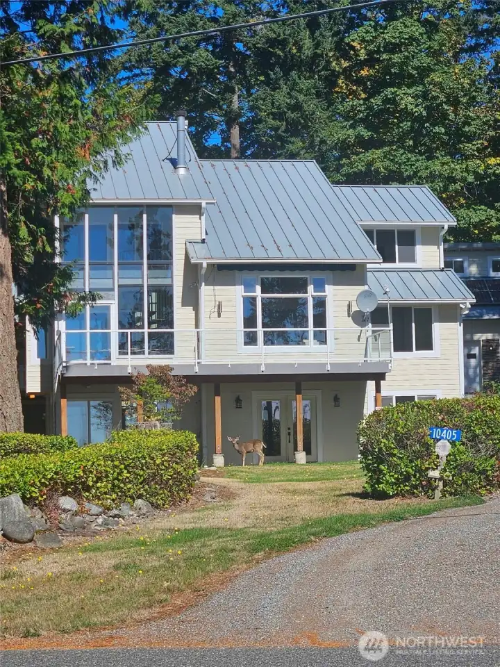 Back of Home Facing Water