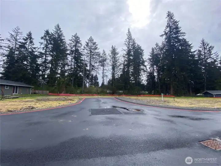 lot 2 on left side, lot 3 on right side.lot 4 is far right back lot.