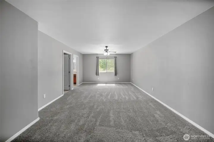 HUGE Primary Bedroom.